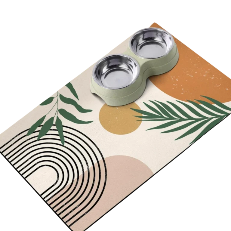 Eco-Friendly Cat Food Mats