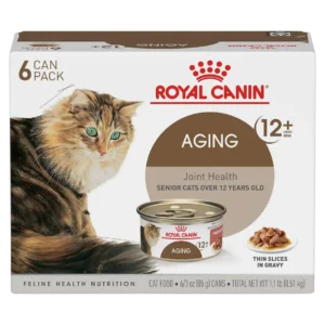 Royal Canin Aging 12+ Thin Slices in Gravy Senior Cat Food